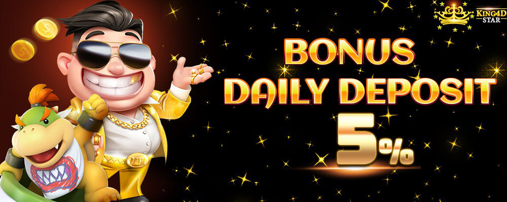 bonus daily deposit 5%